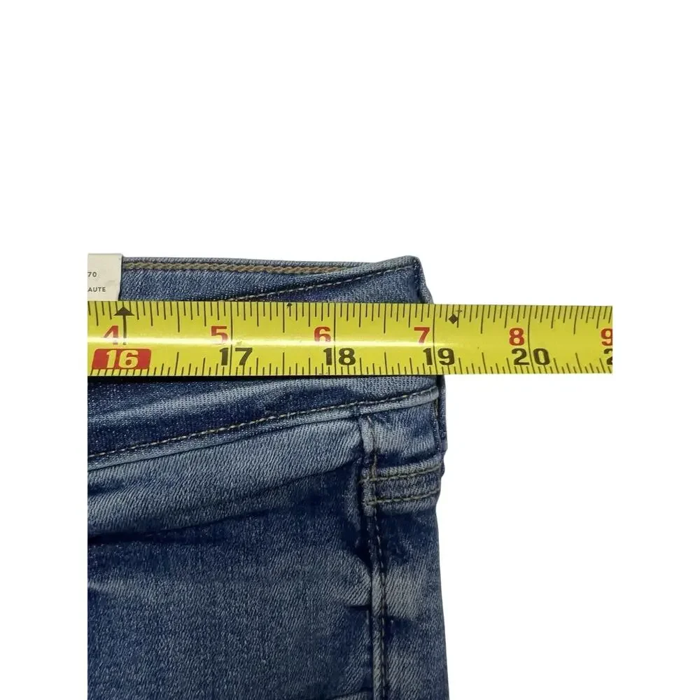 NWT American Eagle Super High Rise Flare Size 18 34 W Next Level Stretch Denim - Picture 11 of 16